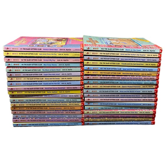 Babysitters Club Book Lot of 36 With Rare Bookends Photos Notebook Pages 1986-91 - Picture 8 of 12